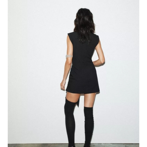 Zara Black Midi Dress - Picture 2 of 6